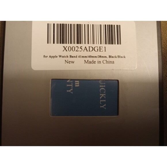 Apple Watch Band 41mm/40mm/38mm Black - Picture 2 of 5